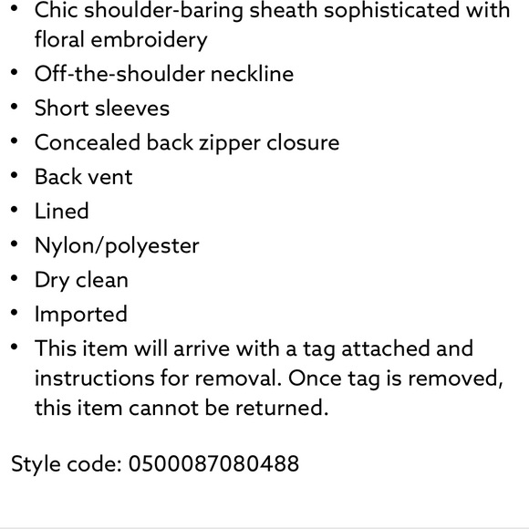 Karl Lagerfeld embroidered floral dress - Picture 2 of 3